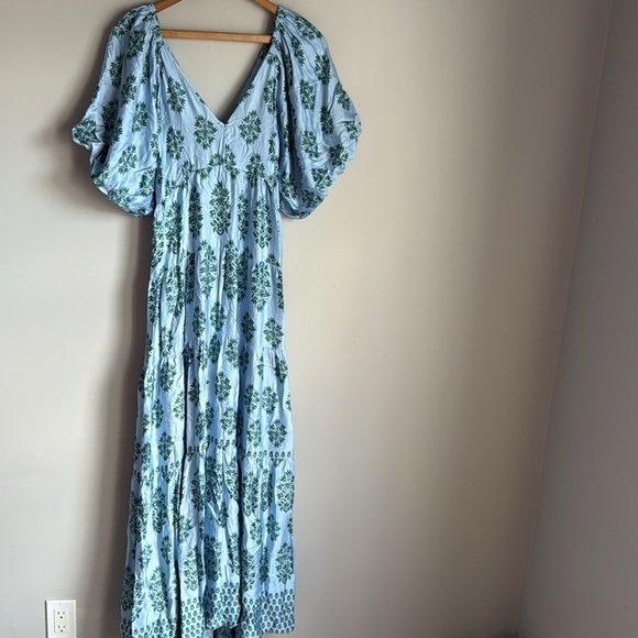 NEW Tuckernuck OMIKA Adia Baltic Ila Maxi Dress Medium - Picture 6 of 16